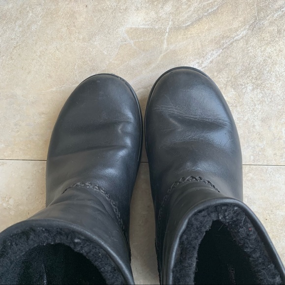 Fitflop Mukluk Shorty boot waterproof black leather - Picture 8 of 9